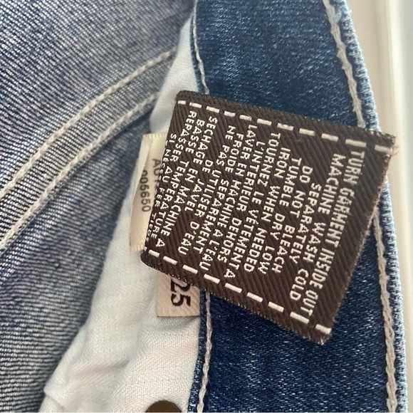 Seven For All Low Rise Lexie Skinny Jeans Size 25 - Picture 8 of 10